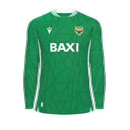 Oxford United Goalkeeper Kit kit