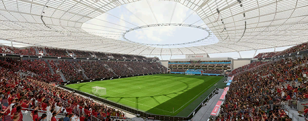 BayArena stadium used by Bayer 04 Leverkusen in FC 26 Career Mode