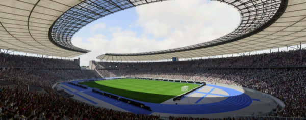 Olympiastadion stadium used by Hertha BSC in FC 26 Career Mode