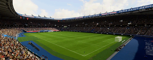Parc des Princes stadium used by Paris Saint-Germain in FC 26 Career Mode