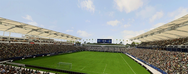 Dignity Health Sports Park stadium used by Los Angeles Galaxy in FC 26 Career Mode