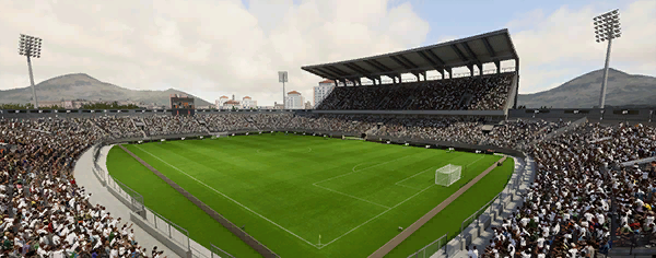 Estadio El Medio stadium used by Banfield in FC 26 Career Mode