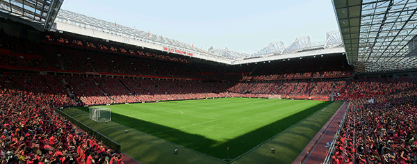 Old Trafford stadium used by Manchester United in FC 26 Career Mode