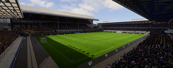 Goodison Park stadium used by Everton in FC 26 Career Mode