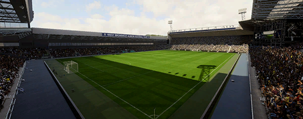 The Hawthorns stadium used by West Bromwich Albion in FC 26 Career Mode