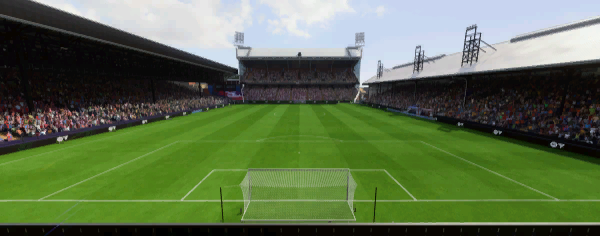 Selhurst Park stadium used by Crystal Palace in FC 26 Career Mode