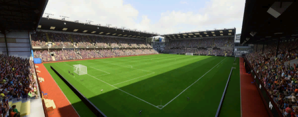 Turf Moor stadium used by Burnley in FC 26 Career Mode