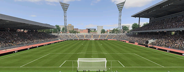 Union Park (Euro Arena) stadium used by AS Monaco in FC 26 Career Mode