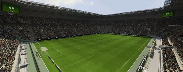 BORUSSIA-PARK stadium used by Borussia M'gladbach in FC 26 Career Mode