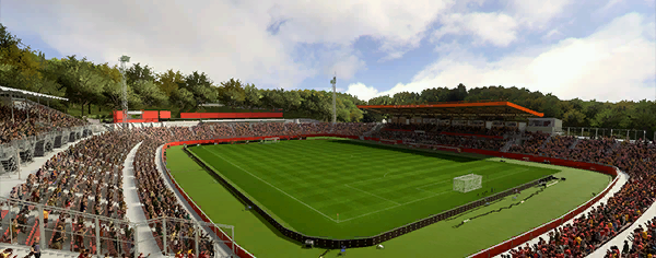 Estadio de Montilivi stadium used by Girona FC in FC 26 Career Mode