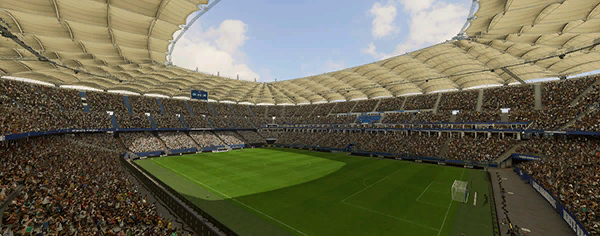 Volksparkstadion stadium used by Hamburger SV in FC 26 Career Mode