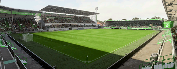 Sportpark Ronhof Thomas Sommer stadium used by SpVgg Greuther Fürth in FC 26 Career Mode