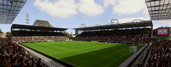 Millerntor-Stadion stadium used by FC St. Pauli in FC 26 Career Mode