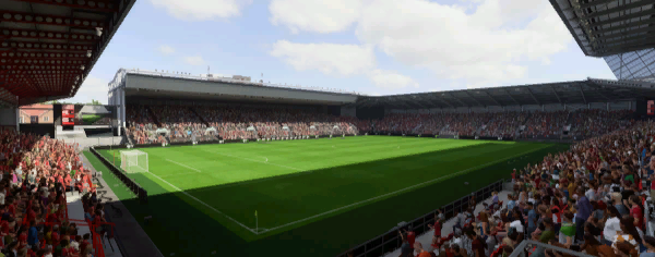 Ashton Gate stadium used by Bristol City in FC 26 Career Mode