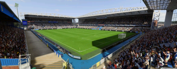 Ewood Park stadium used by Blackburn Rovers in FC 26 Career Mode